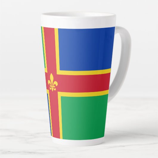 Vlag van de Mok Lincolnshire Latte (Rechterhoek)