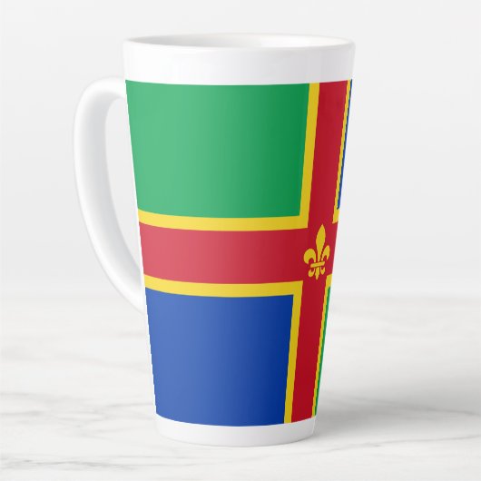 Vlag van de Mok Lincolnshire Latte (Linkerhoek)