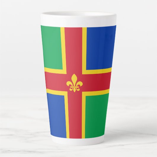 Vlag van de Mok Lincolnshire Latte (Voorkant)