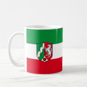 Vlag van de Mok Noordrijn-Westfalen Coffee