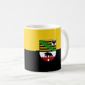 Vlag van de Mok Saksen-Anhalt Coffee (Voorkant rechts)