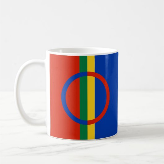 Vlag van de Mok Sápmi Coffee (Links)