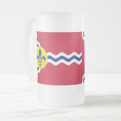 Vlag van de Mok St. Louis, Missouri Frosted Glass  (Voorkant links)