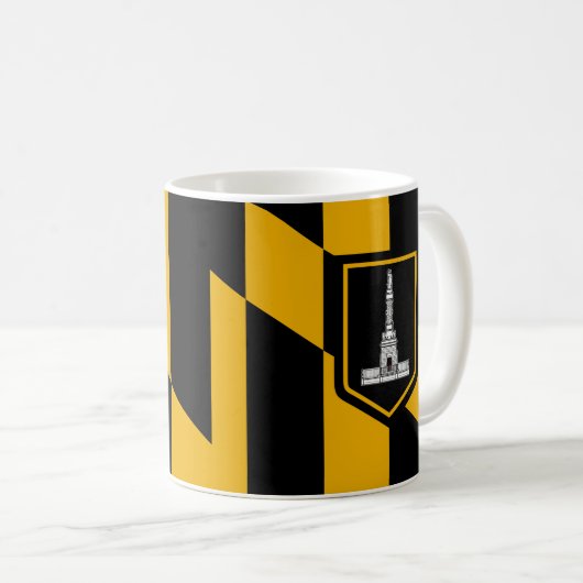 Vlag van de Mok van Baltimore Coffee (Voorkant rechts)