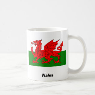 Vlag van de Mok van de Koffie van Wales