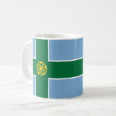 Vlag van de Mok van Derbyshire Coffee (Voorkant links)