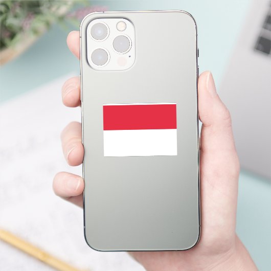 Vlag van de Monaco-Sticker Sticker (Telefoon)
