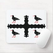 Vlag van de Muismat Flintshire (Met muis)