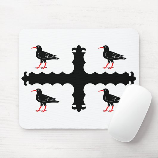 Vlag van de Muismat Flintshire (Met muis)