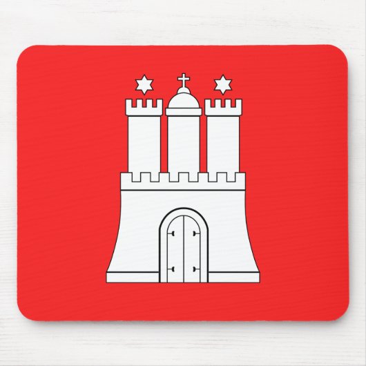 Vlag van de Muismat Hamburg (Voorkant)