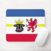 Vlag van de Muismat Mecklenburg-Western Pommeren (Met muis)