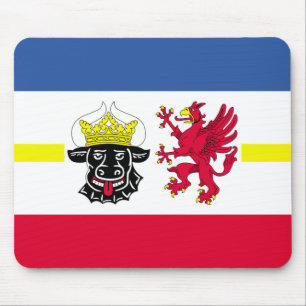 Vlag van de Muismat Mecklenburg-Western Pommeren