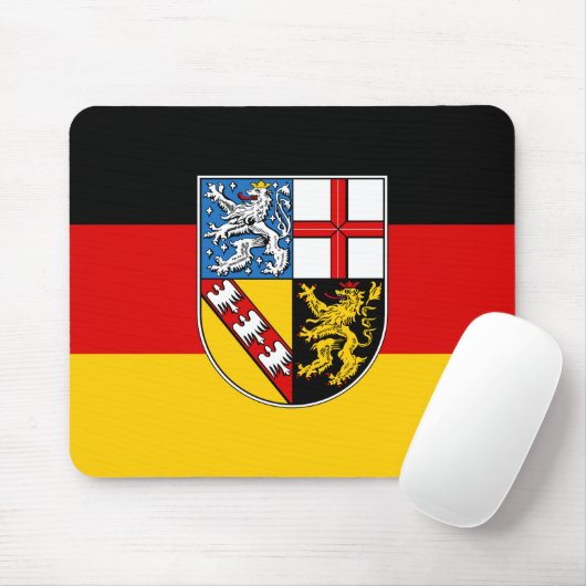 Vlag van de Muismat Saarland (Met muis)