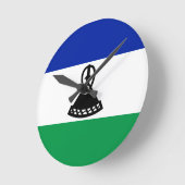 Vlag van de muur van Lesotho Ronde Klok (Hoek)