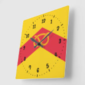 Vlag van de muur van Staffordshire Square Vierkante Klok (Hoek)