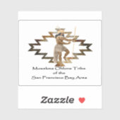 Vlag van de Muwekma Ohlone Tribe, Verenigde Staten Sticker (Vel)