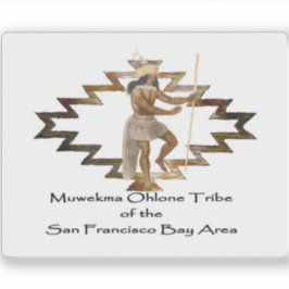 Vlag van de Muwekma Ohlone Tribe, Verenigde Staten Sticker