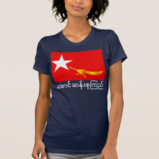 vlag van de Nationale Liga voor Democratie T-shirt