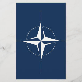 Vlag van de NAVO Briefpapier