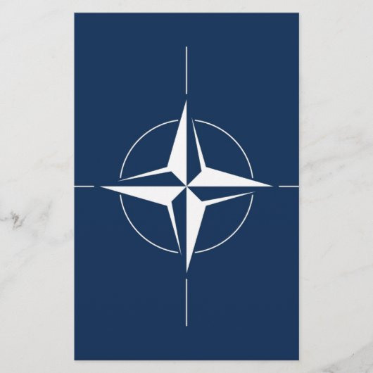 Vlag van de NAVO Briefpapier (Voorkant)