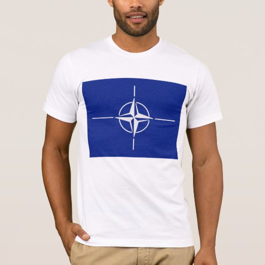 Vlag van de NAVO T-shirt (Voorkant)
