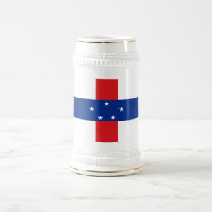 Vlag van de Nederlandse Antillen Bierpul