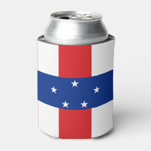 Vlag van de Nederlandse Antillen Blikjeskoeler