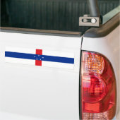 Vlag van de Nederlandse Antillen Bumpersticker (Op Truck)