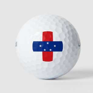 Vlag van de Nederlandse Antillen Golfballen