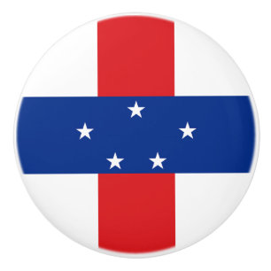 Vlag van de Nederlandse Antillen Keramische Knop