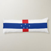 Vlag van de Nederlandse Antillen Lichaamskussen (Achterkant)