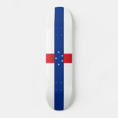 Vlag van de Nederlandse Antillen Persoonlijk Skateboard (Voorkant)