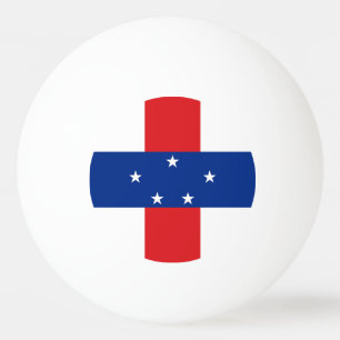 Vlag van de Nederlandse Antillen Pingpongbal