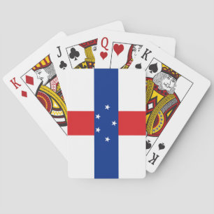 Vlag van de Nederlandse Antillen Pokerkaarten