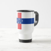Vlag van de Nederlandse Antillen Reisbeker (Voorkant rechts)