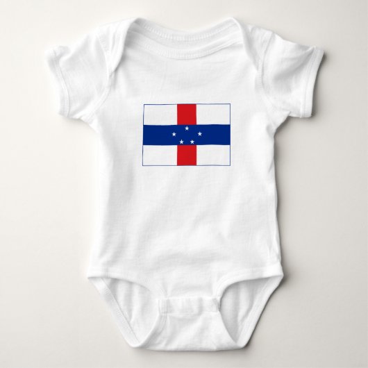 Vlag van de Nederlandse Antillen Romper (Voorkant)