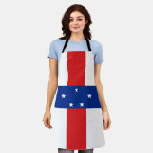 Vlag van de Nederlandse Antillen Schort (Gedragen)