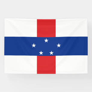 Vlag van de Nederlandse Antillen Spandoek