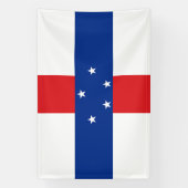 Vlag van de Nederlandse Antillen Spandoek (Verticaal)