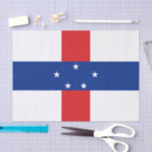 Vlag van de Nederlandse Antillen Tissuepapier (Craft)