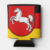 Vlag van de Nedersaksische Koelbox Blikjeskoeler (Achterkant)