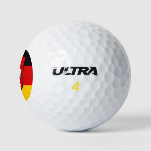 Vlag van de Niedersachsen Golf Balls Golfballen (Logo)
