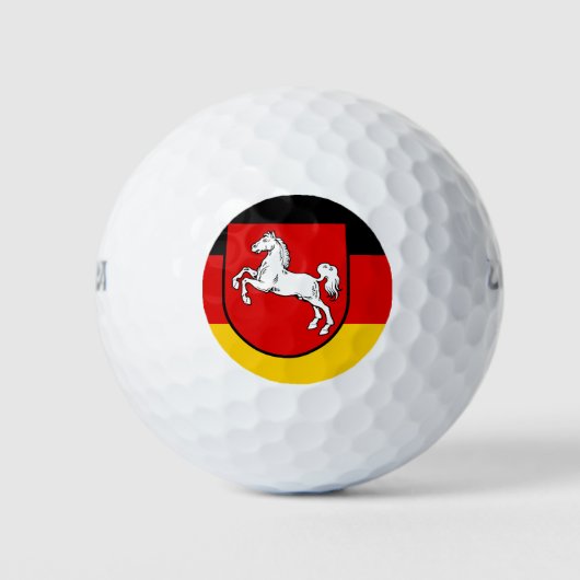 Vlag van de Niedersachsen Golf Balls Golfballen (Voorkant)