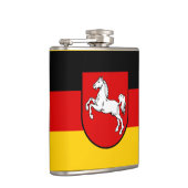 Vlag van de Niedersachsen Hip Flask Heupfles (Rechts)