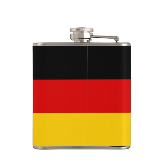 Vlag van de Niedersachsen Hip Flask Heupfles (Achterkant)