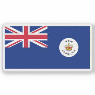 Vlag van de Nieuwe Hebriden, Vanuatu (1952-1980) Sticker