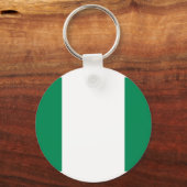 Vlag van de Nigeriaanse Sleutelhanger (Voorkant)