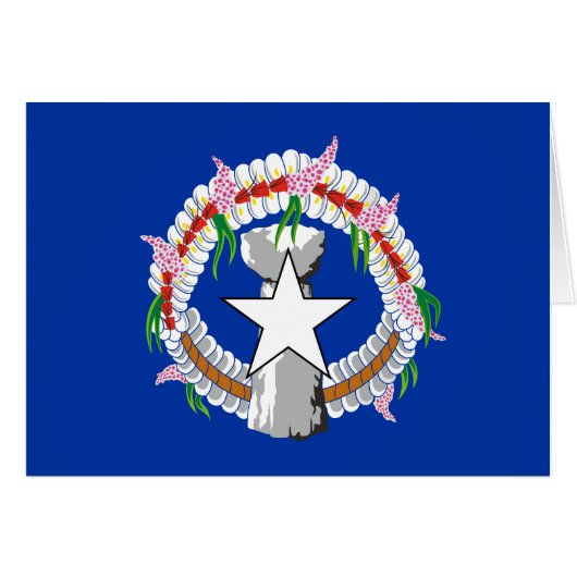vlag van de Noordelijke Marianen (Voorkant Horizontaal)