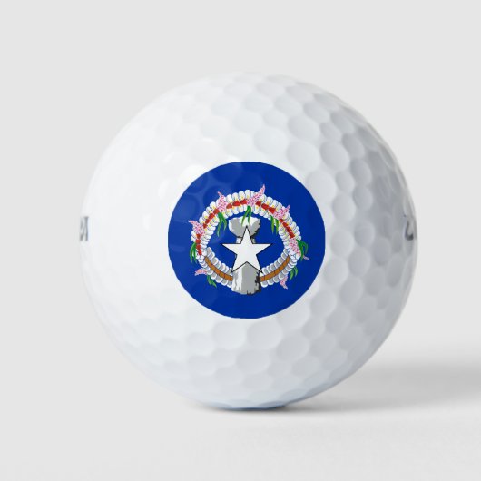vlag van de Noordelijke Marianen Golfballen (Voorkant)