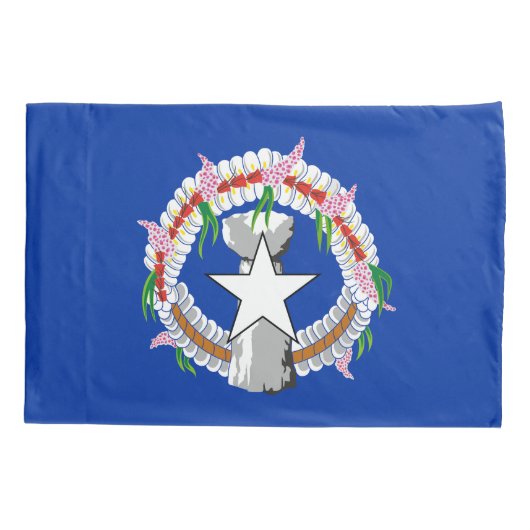 vlag van de Noordelijke Marianen Kussensloop (Achterkant)